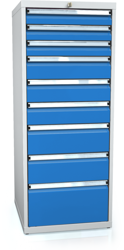 Schubladenschränke 1373 x 555 x 600 - 9x Schubladen